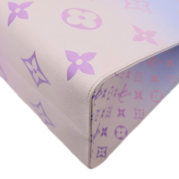 Louis Vuitton Onthego GM Monogram Giant Canvas Tote Bag Sunrise Pastel - Picture 9 of 13